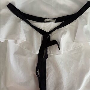 Alice + Olivia Monochrome Blouse